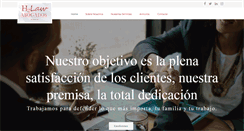 Desktop Screenshot of h2lawabogados.es